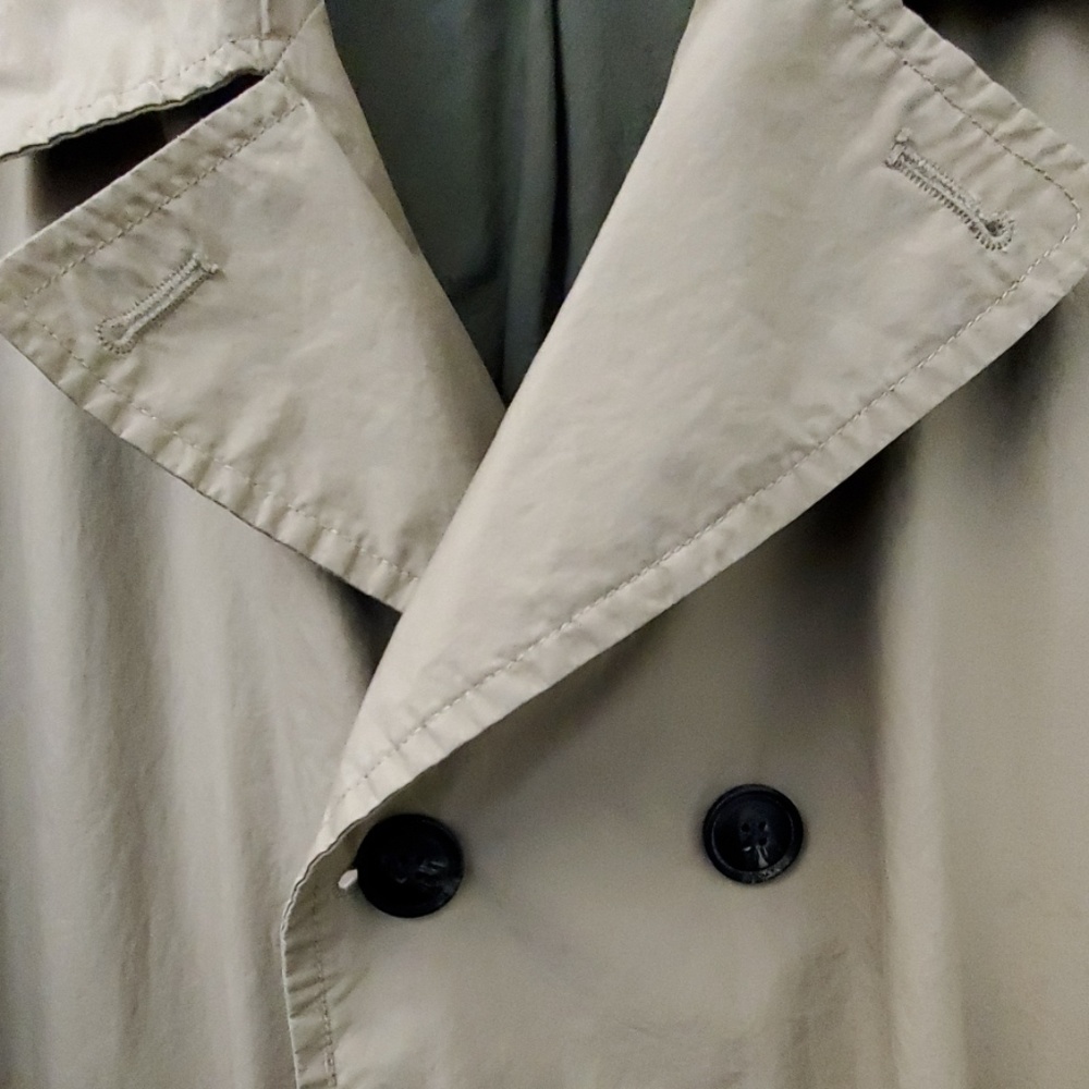 Khaki Double-Breasted Gap Jacket - image 2